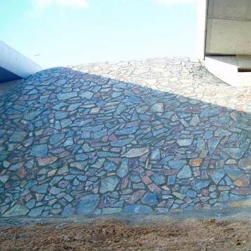 Cubiertas Segovia - Piedras irregulares: Filita gris - cobriza oxidada